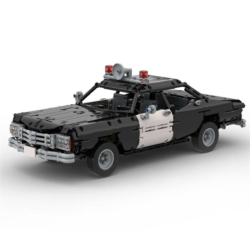 MOC - 63403 Klassisches Polizeiauto - LesDiyLesDiy