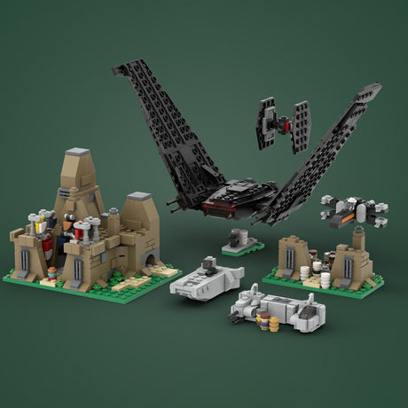 MOC - 63463 Micro Battle on Takodana Klemmbausteine - LesDiyLesDiy