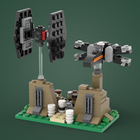 MOC - 63463 Micro Battle on Takodana Klemmbausteine - LesDiyLesDiy