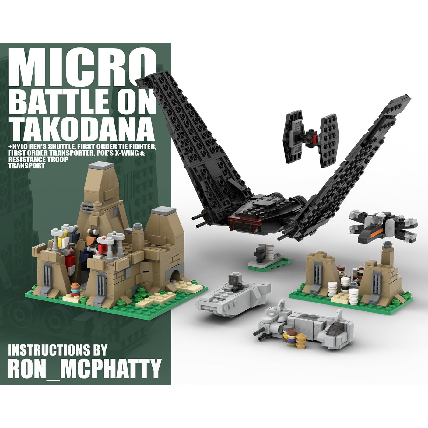 MOC - 63463 Micro Battle on Takodana Klemmbausteine - LesDiyLesDiy