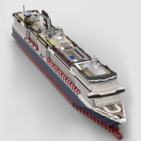 MOC - 64406 MS Koningsdam Bausteinboot Klemmbausteine - LesDiyLesDiy