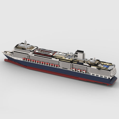 MOC - 64406 MS Koningsdam Bausteinboot Klemmbausteine - LesDiyLesDiy