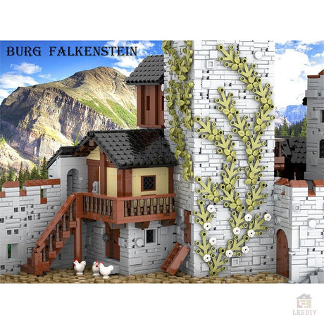 MOC - 65340 Burg Falkenstein 1:18 - LesDiyLesDiy