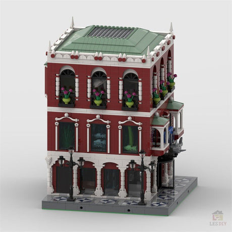 MOC - 65384 iSea Aquarium & Dive Center Palace Venice Klemmbausteine - LesDiyLesDiy