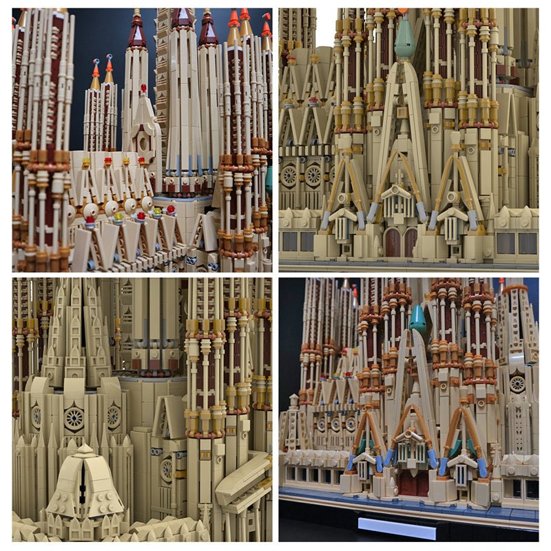 MOC - 65795 Sagrada Familia Klemmbausteine - LesDiyLesDiy