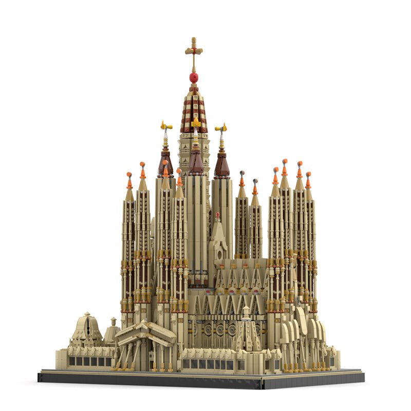 MOC - 65795 Sagrada Familia Klemmbausteine - LesDiyLesDiy