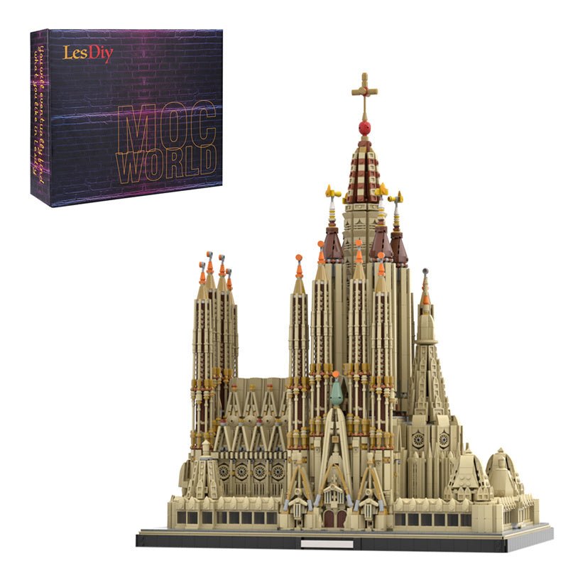 MOC - 65795 Sagrada Familia Klemmbausteine - LesDiyLesDiy