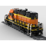 MOC - 66357 BNSF SD28P (Refreshed) Klemmbausteine - LesDiyLesDiy