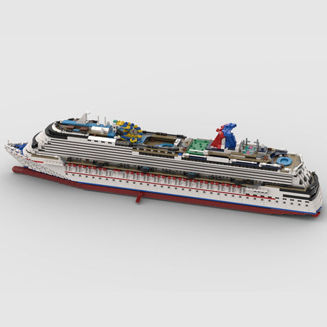 MOC - 67085 Carnival Dream Bausteinboot Klemmbausteine - LesDiyLesDiy