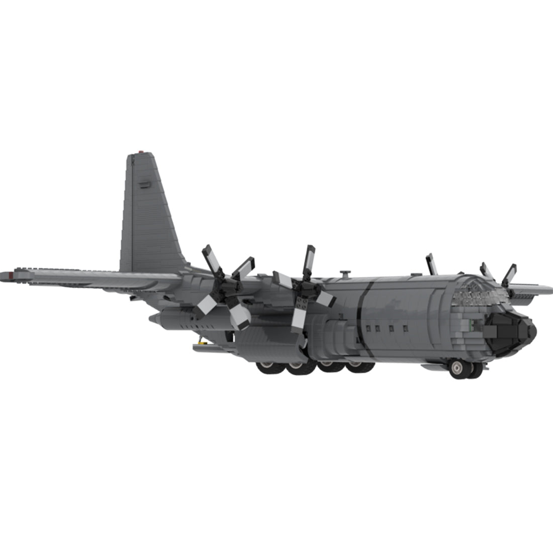 MOC - 67338 Legacy C - 130H Hercules / 1:38 Klemmbausteine - LesDiy - Klemmbausteine