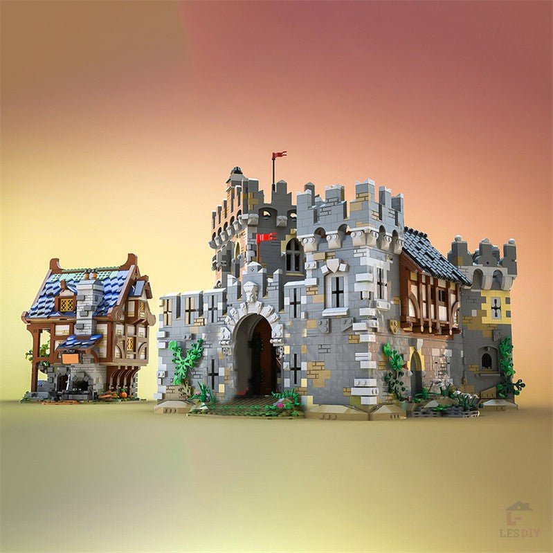 MOC - 68151 Löwen Burg Klemmbausteine - LesDiyLesDiy