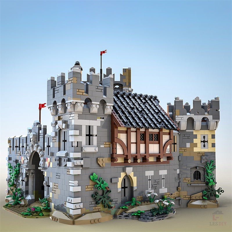 MOC - 68151 Löwen Burg Klemmbausteine - LesDiyLesDiy