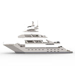 MOC - 69299 Luxury Yacht Model Small Particles - LesDiyLesDiy