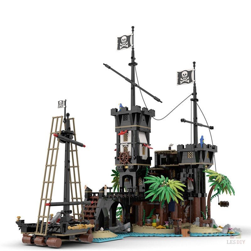 MOC - 69306 Piratenfestung Klemmbausteine - LesDiyLesDiy