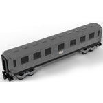 MOC 6wide Santa Fe Passenger Train Carriages - LesDiyLesDiy