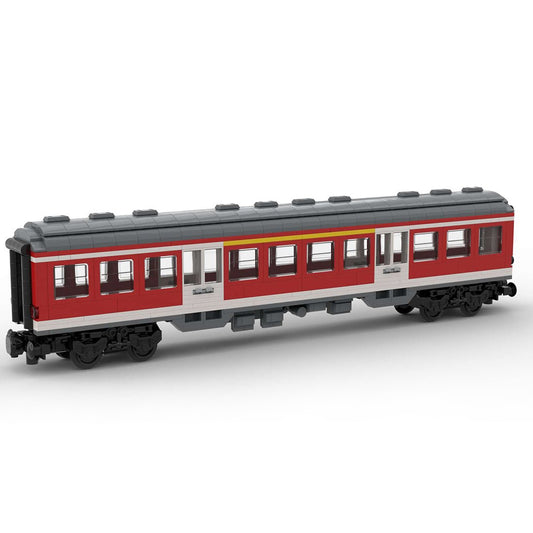 MOC - 71043 6breit DB Regio Personenwagen - LesDiyLesDiy