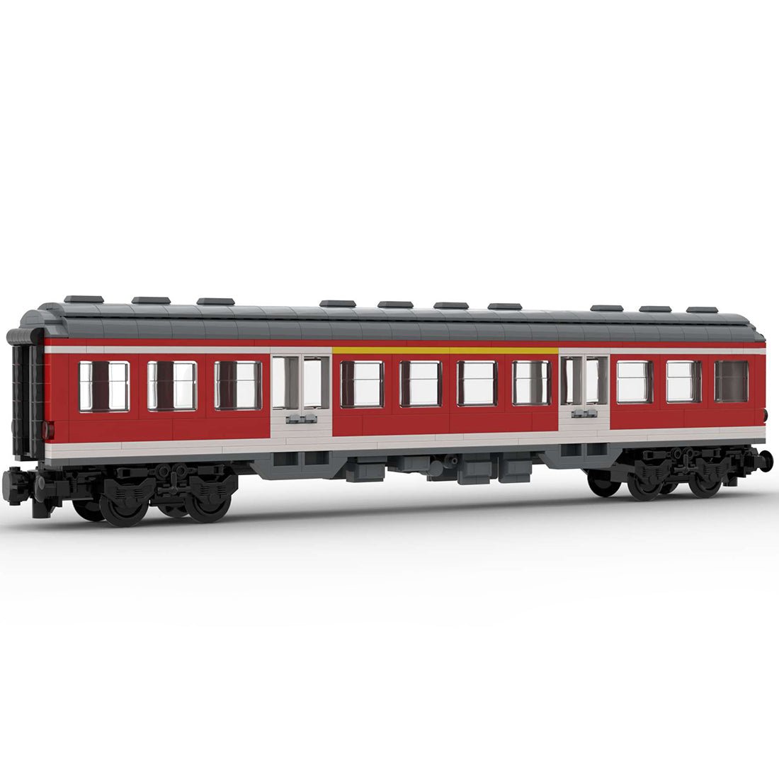 MOC - 71043 6breit DB Regio Personenwagen - LesDiyLesDiy