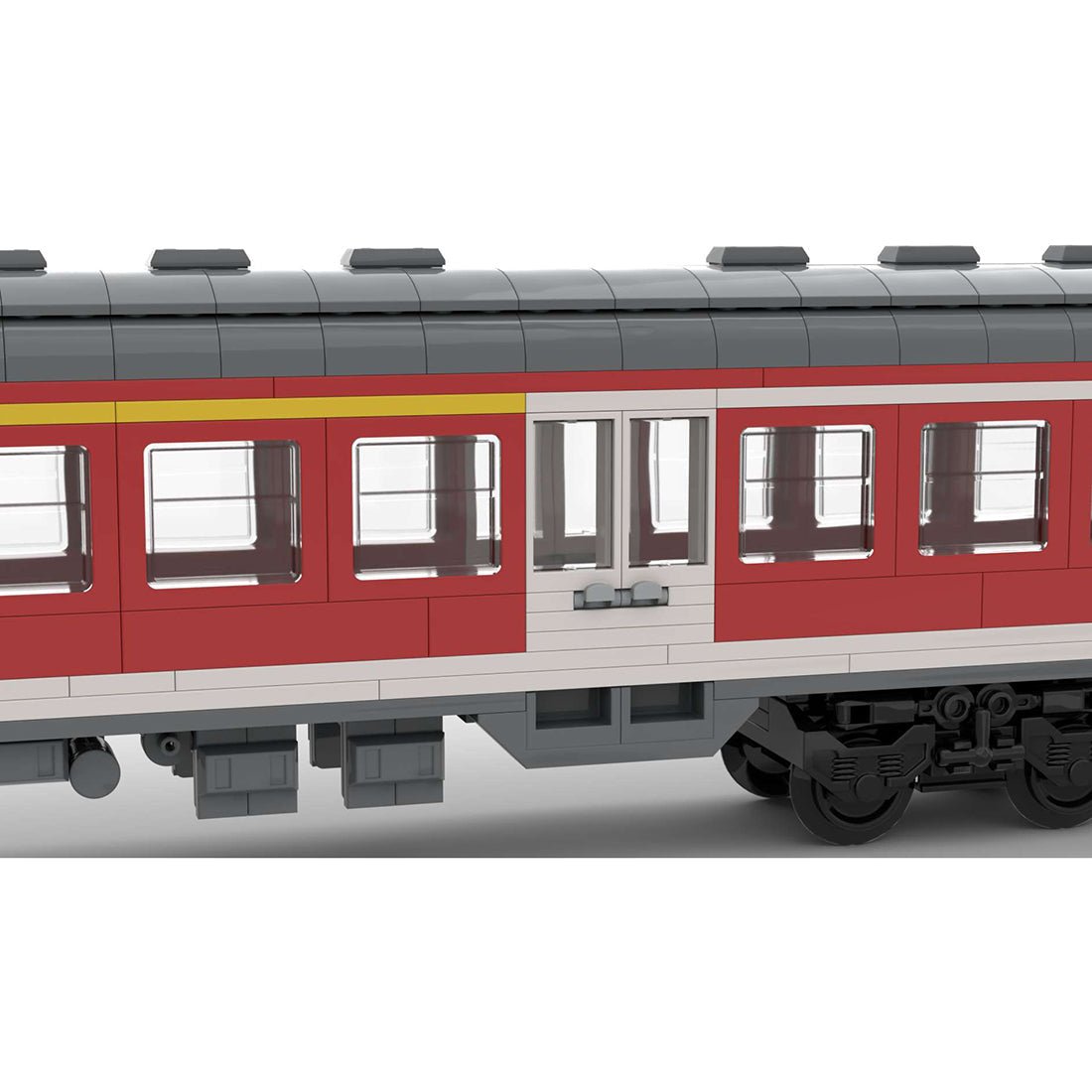 MOC - 71043 6breit DB Regio Personenwagen - LesDiyLesDiy