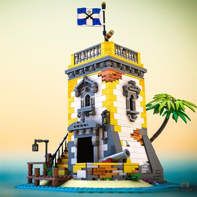 MOC - 71657 Säbelinsel Klemmbausteine - LesDiyLesDiy