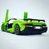 MOC - 72491 Lamborghini Huracan Evo Spyder Klemmbausteine - LesDiyLesDiy