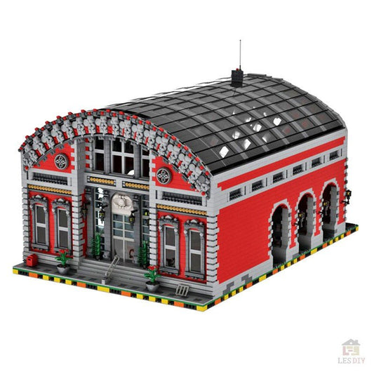 MOC - 72682 Der Bahnhof - LesDiyLesDiy