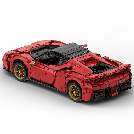 MOC - 72952 Highway Super Luxury Sports Car - LesDiyLesDiy