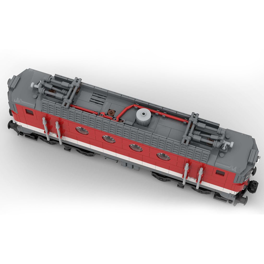 MOC - 73261 6wide Static Version ÖBB BR 1144 Lokomotive ohne Druckteile und Figuren - LesDiyLesDiy