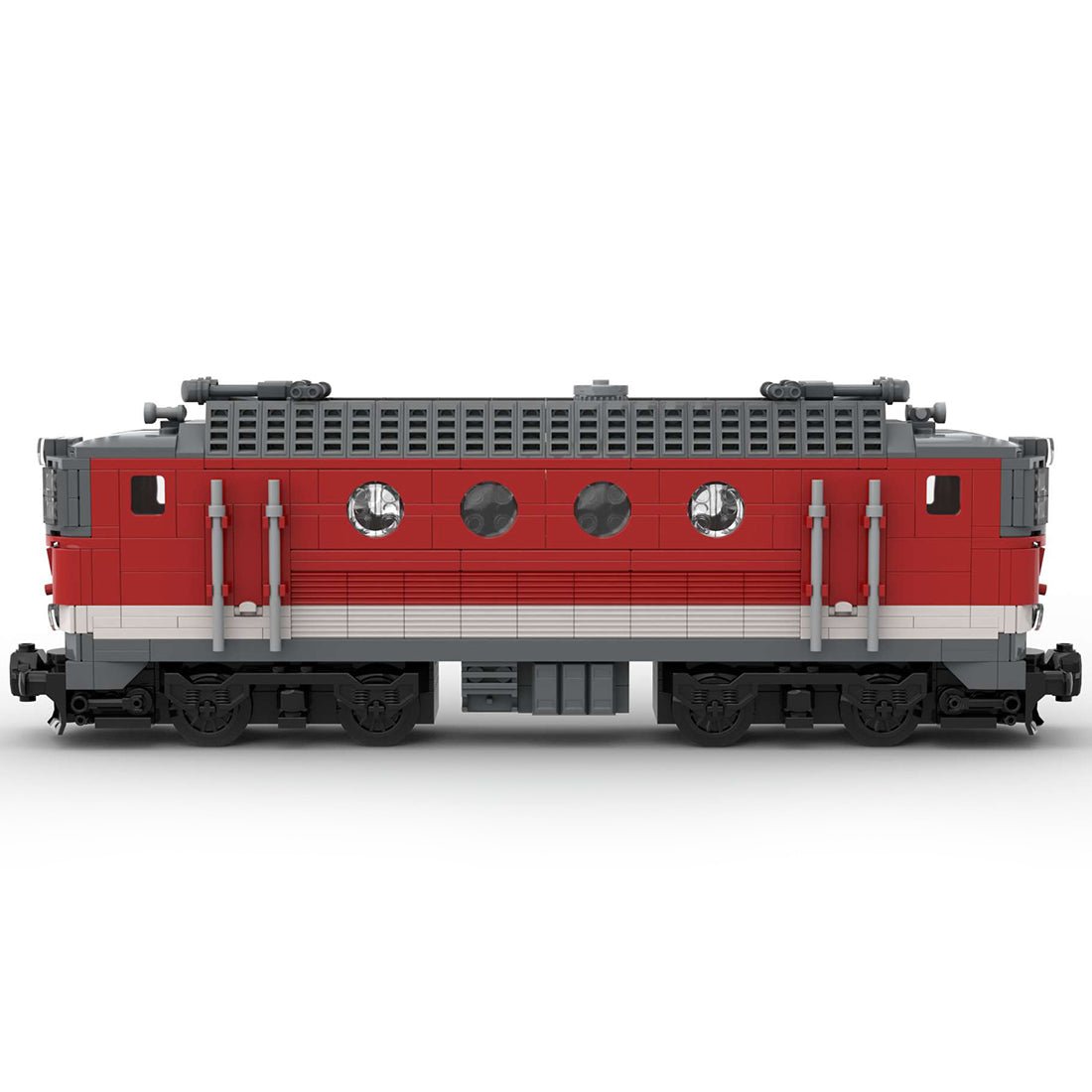 MOC - 73261 6wide Static Version ÖBB BR 1144 Lokomotive ohne Druckteile und Figuren - LesDiyLesDiy