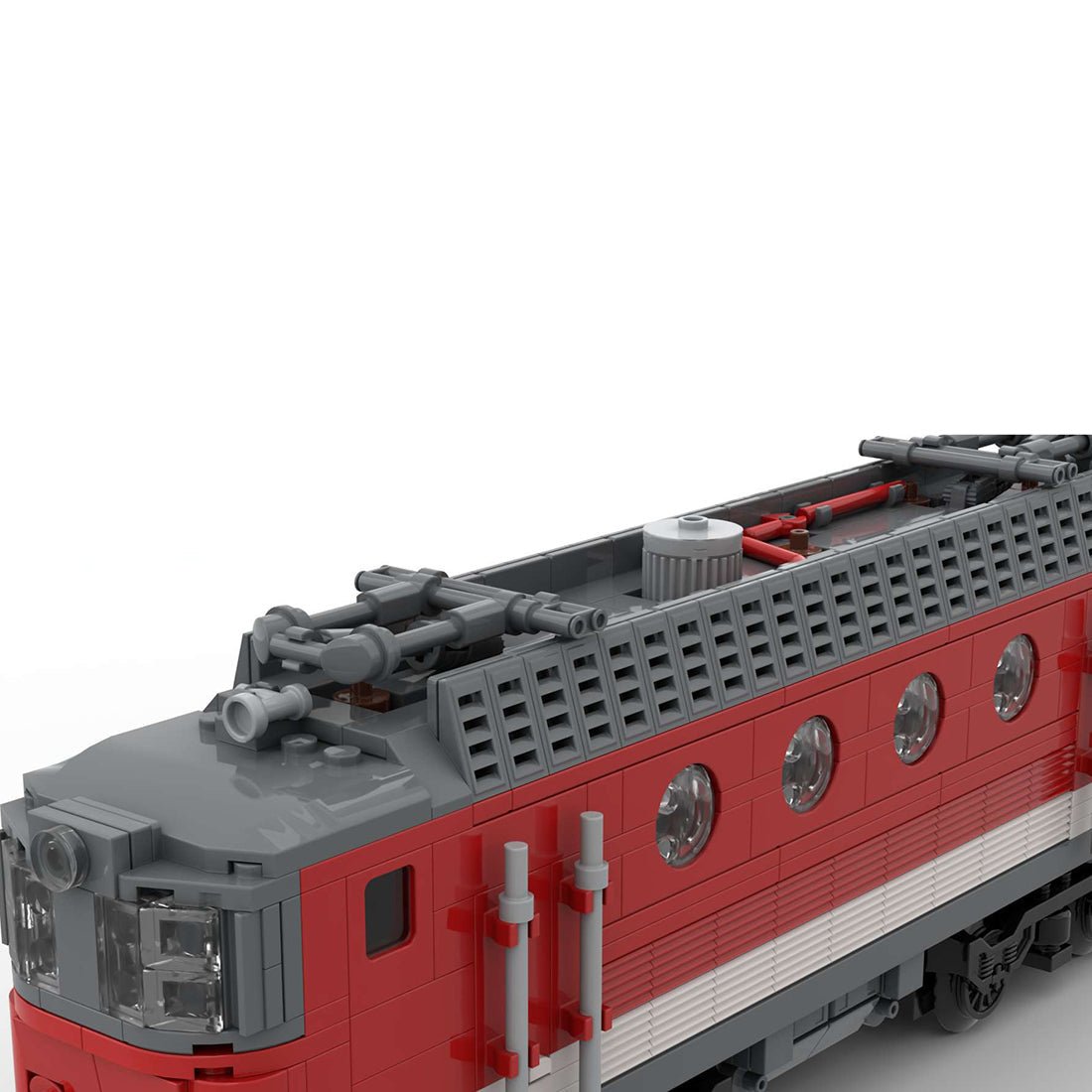 MOC - 73261 6wide Static Version ÖBB BR 1144 Lokomotive ohne Druckteile und Figuren - LesDiyLesDiy