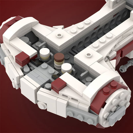 MOC - 73874 Micro Blockade Runners Tantive IV & Liberator - LesDiyLesDiy