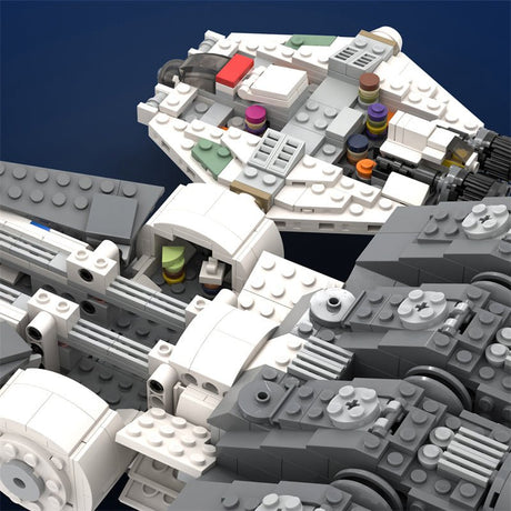 MOC - 73874 Micro Blockade Runners Tantive IV & Liberator - LesDiyLesDiy