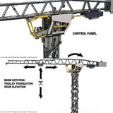 MOC - 74206 42055 - E : Tower Crane Klemmbausteine - LesDiyLesDiy