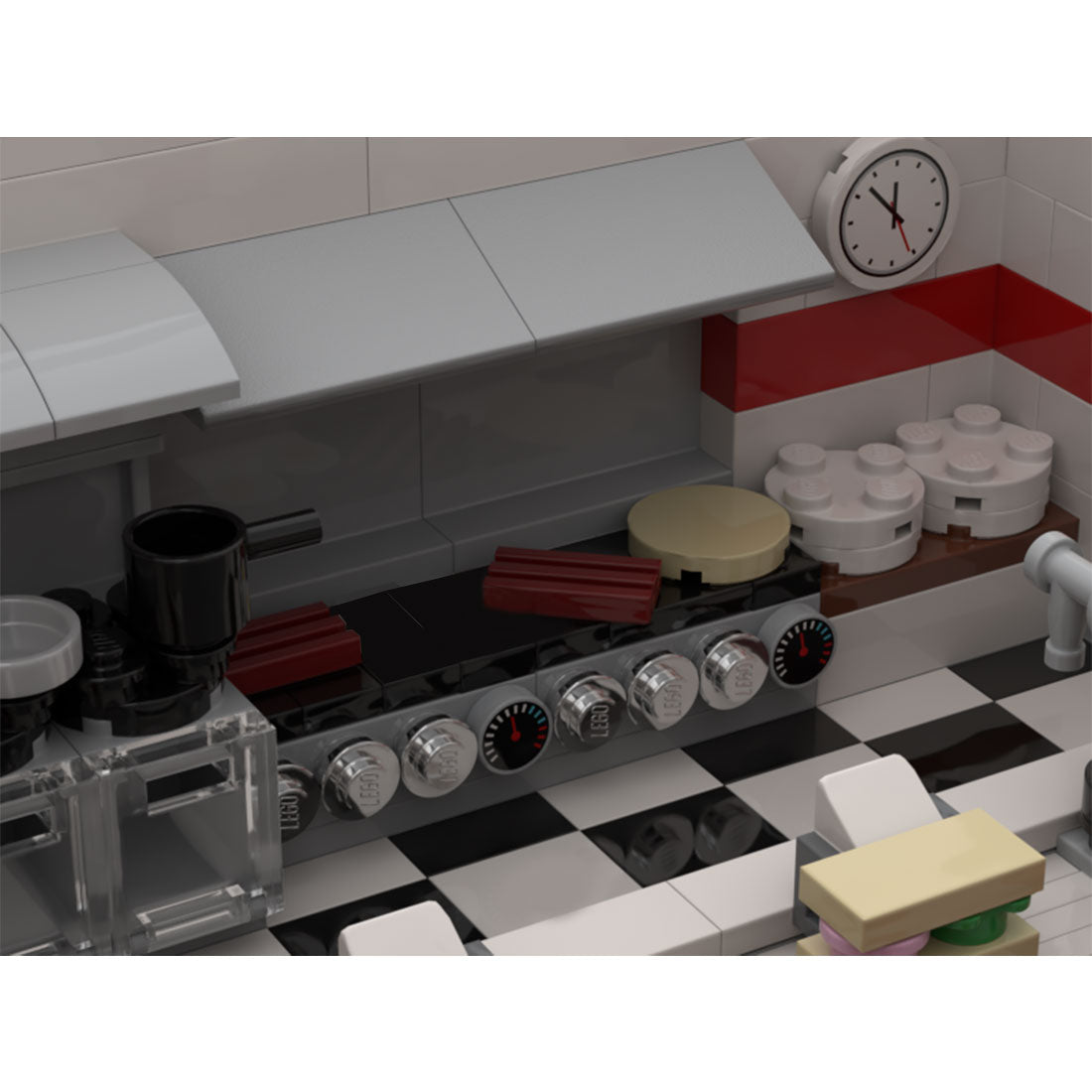 MOC - 74851 Frank's Corner Diner Klemmbausteine - LesDiyLesDiy