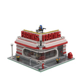 MOC - 74851 Frank's Corner Diner Klemmbausteine - LesDiyLesDiy