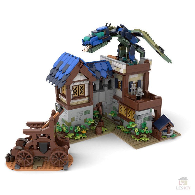 MOC - 75365 Drachen Attacke Klemmbausteine - LesDiyLesDiy