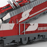 MOC - 75579 Dynamisches BR 1822 Inter City Express - Modell mit 6 Breiten - LesDiyLesDiy