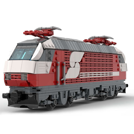 MOC - 75579 Dynamisches BR 1822 Inter City Express - Modell mit 6 Breiten - LesDiyLesDiy