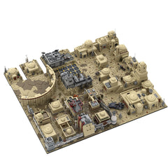 MOC - 76005 TATOOINE MOS EISLEY SPACEPORT Klemmbausteine - LesDiyLesDiy