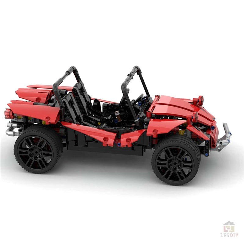 MOC - 76011 Technik Dune Buggy Klemmbausteine - LesDiyLesDiy