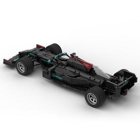 MOC - 76423 Mercedes F1 W12 1:8 Scale Klemmbausteine - LesDiyLesDiy