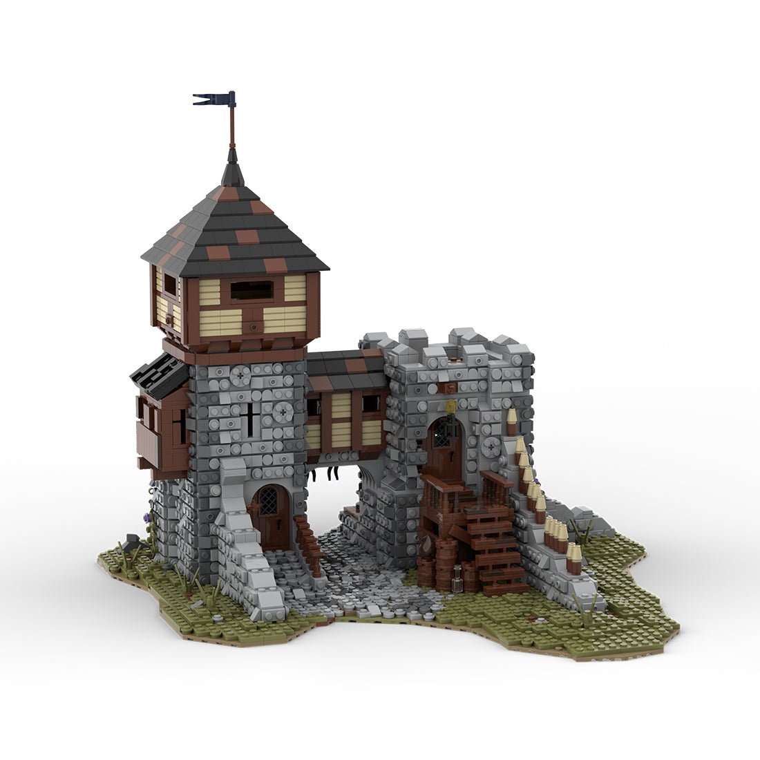 MOC - 76512 MOC Medieval Fortress Klemmbausteine - LesDiyLesDiy