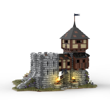 MOC - 76512 MOC Medieval Fortress Klemmbausteine - LesDiyLesDiy