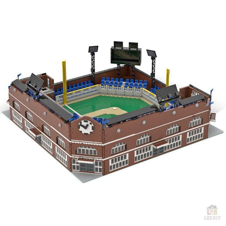 MOC - 76626 Modular Baseballstadion Klemmbausteine - LesDiyLesDiy