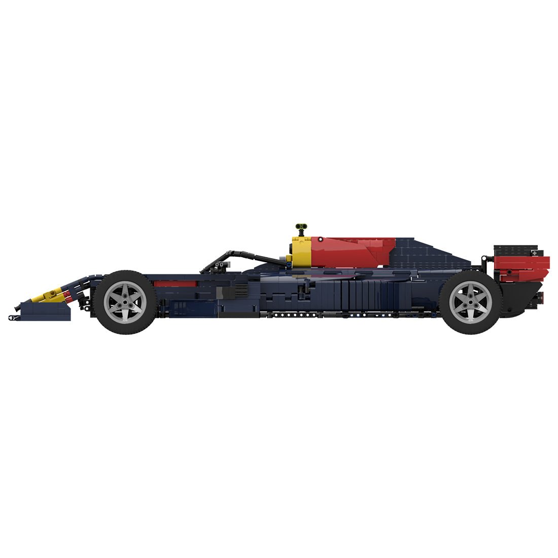 MOC - 76717 RB16B 1:8 Racing Car Scale (Detailed Edition) Formula Circuit Sports Car Modeling - LesDiyLesDiy