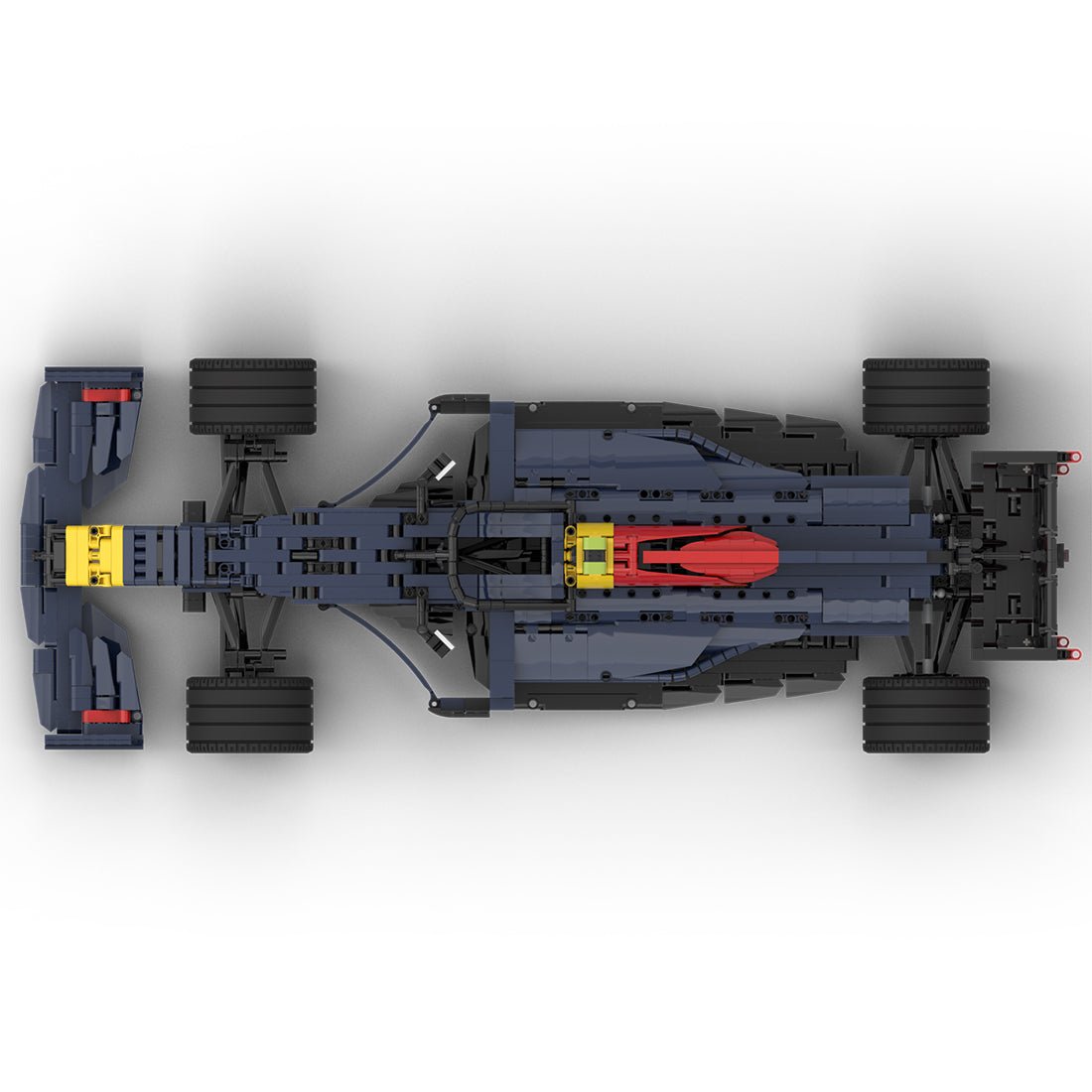 MOC - 76717 RB16B 1:8 Racing Car Scale (Detailed Edition) Formula Circuit Sports Car Modeling - LesDiyLesDiy