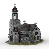 MOC - 76813 MOC Medieval Cathedral Klemmbausteine - LesDiyLesDiy