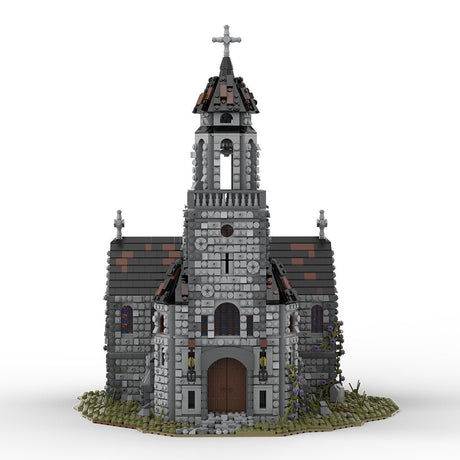 MOC - 76813 MOC Medieval Cathedral Klemmbausteine - LesDiyLesDiy