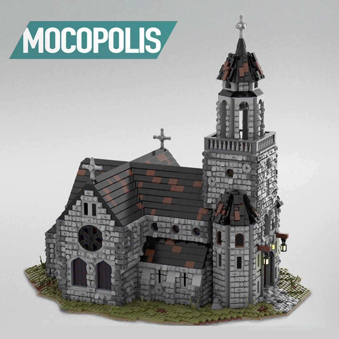 MOC - 76813 MOC Medieval Cathedral Klemmbausteine - LesDiyLesDiy