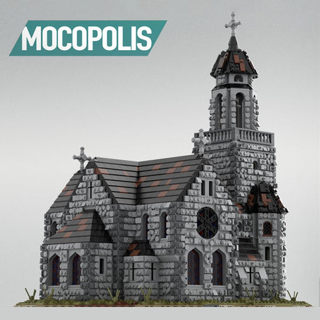 MOC - 76813 MOC Medieval Cathedral Klemmbausteine - LesDiyLesDiy