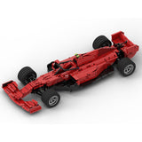 MOC - 77785 (Detailed Edition) Formel Super Circuit Luxus - Sportwagen im Maßstab 1:8 - LesDiyLesDiy